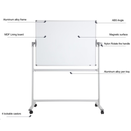 Travaux de bureau de tableau blanc mobile